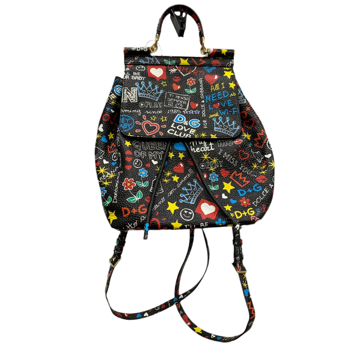 Backpack Luxury Designer By Dolce And Gabbana, Size: Large