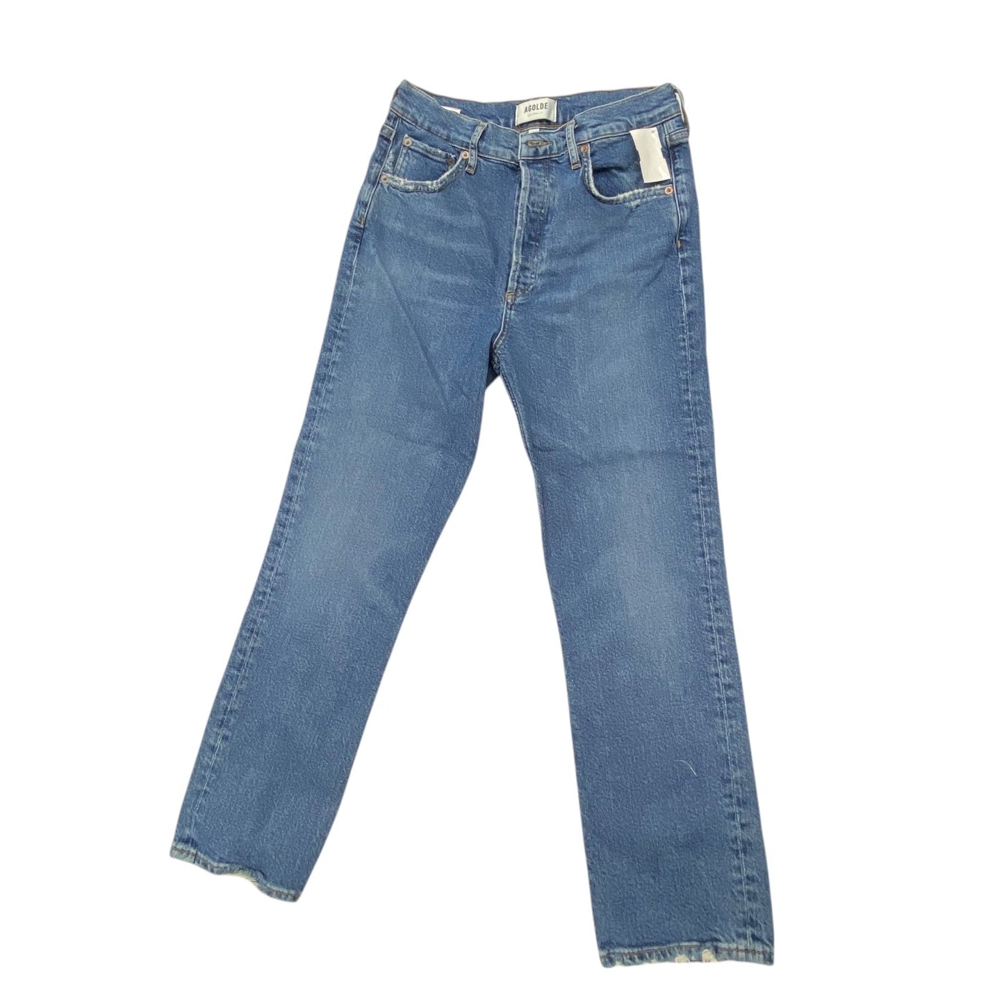 Jeans Boot Cut By Agolde In Blue Denim, Size:2