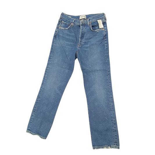 Jeans Boot Cut By Agolde In Blue Denim, Size:2
