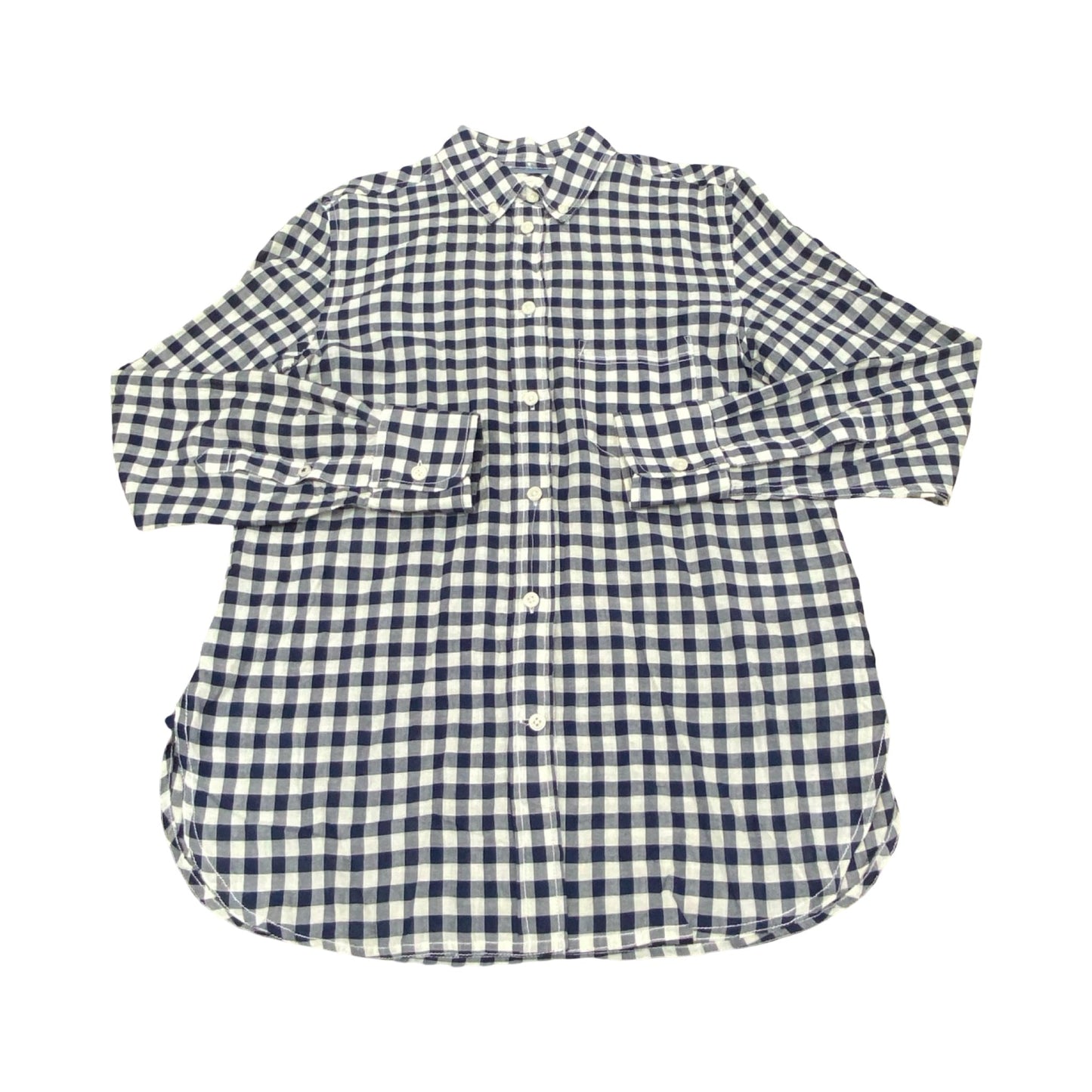 Top Ls By J. Crew In Checkered Pattern, Size:Xs