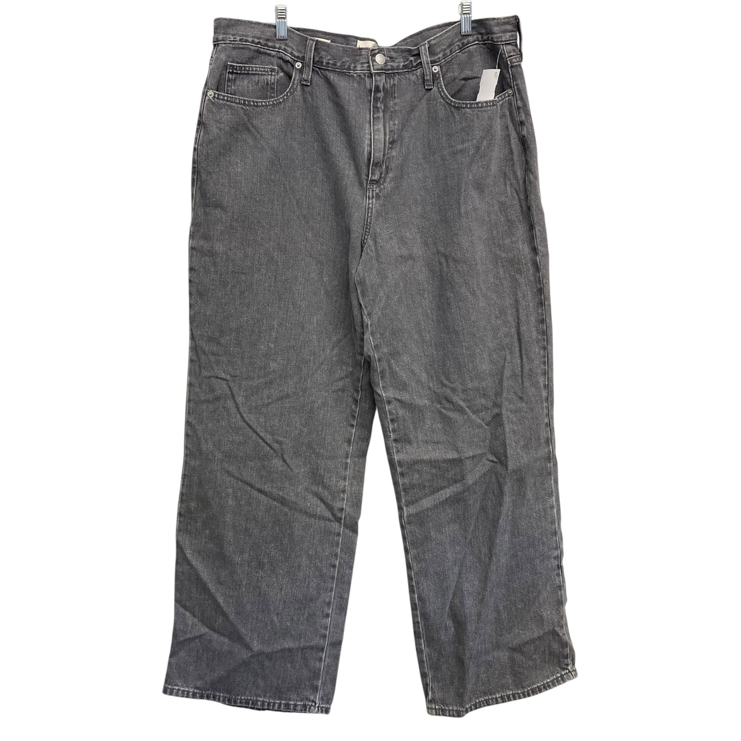 Jeans Wide Leg By Universal Thread In Grey Denim, Size:18