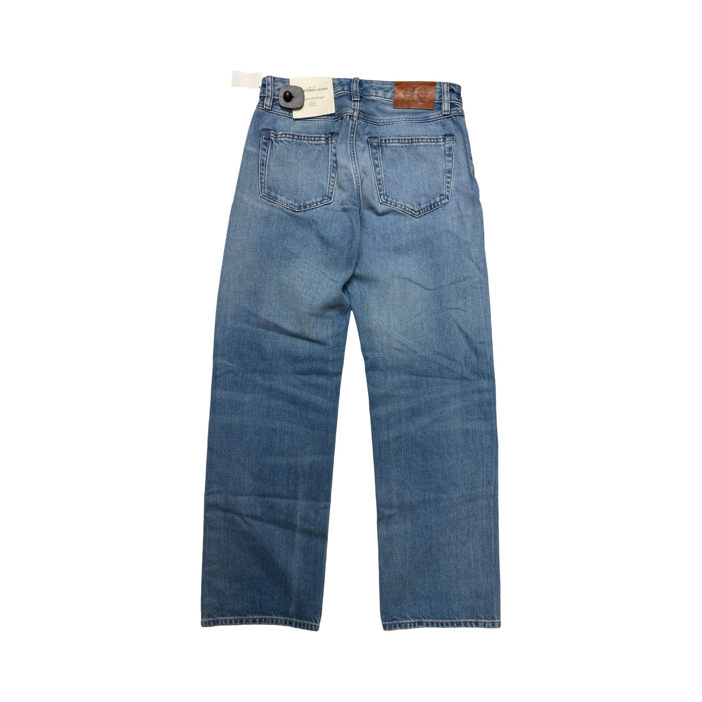 Jeans Straight By Calvin Klein In Blue Denim, Size:2