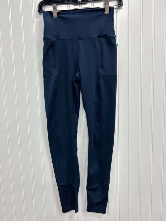 Athletic Leggings By Eddie Bauer In Navy, Size:S