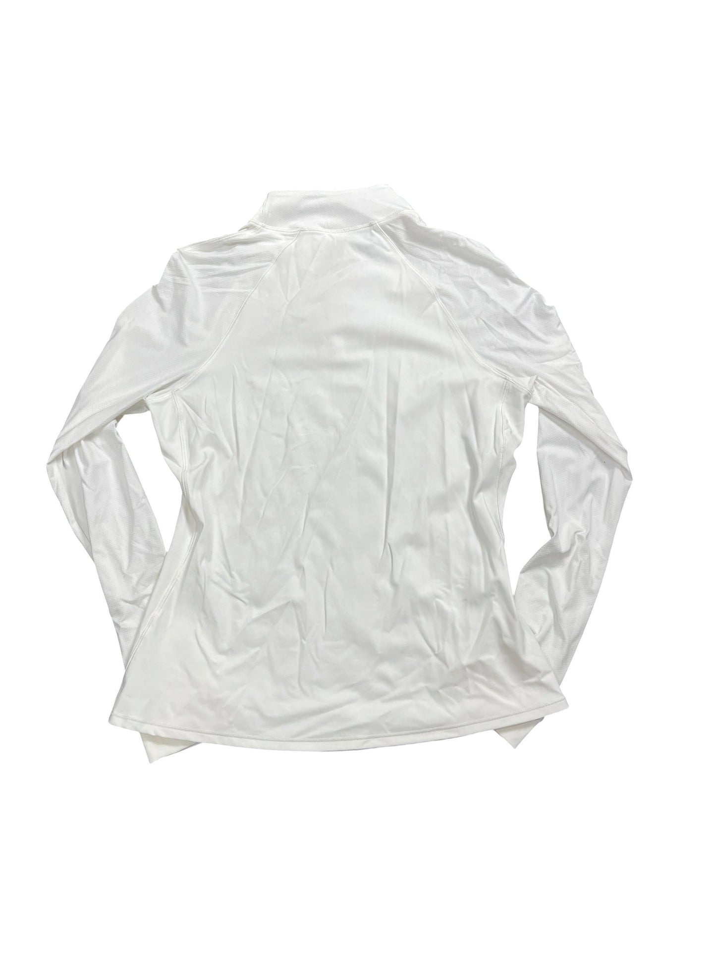 Athletic Jacket By Lululemon In White, Size:M