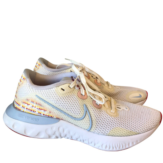 Shoes Athletic By Nike In White, Size:8.5
