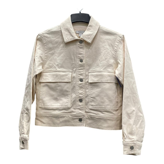 Jacket Other By Ann Taylor In Cream, Size:Xxs