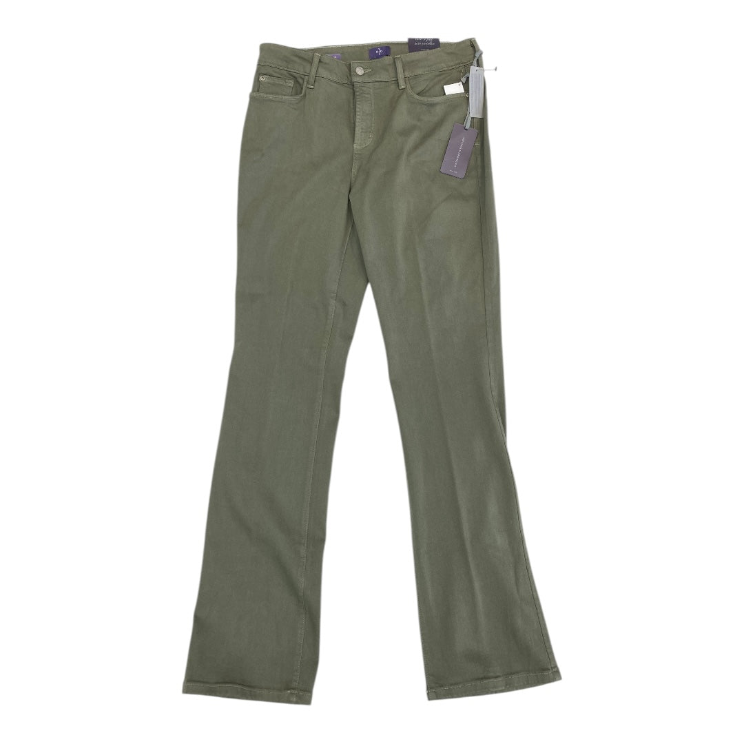 Jeans Straight By Not Your Daughters Jeans In Green, Size:12