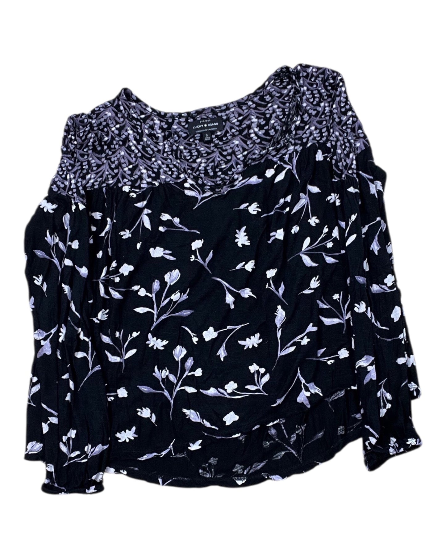 Top Ls By Lucky Brand In Black, Size:S