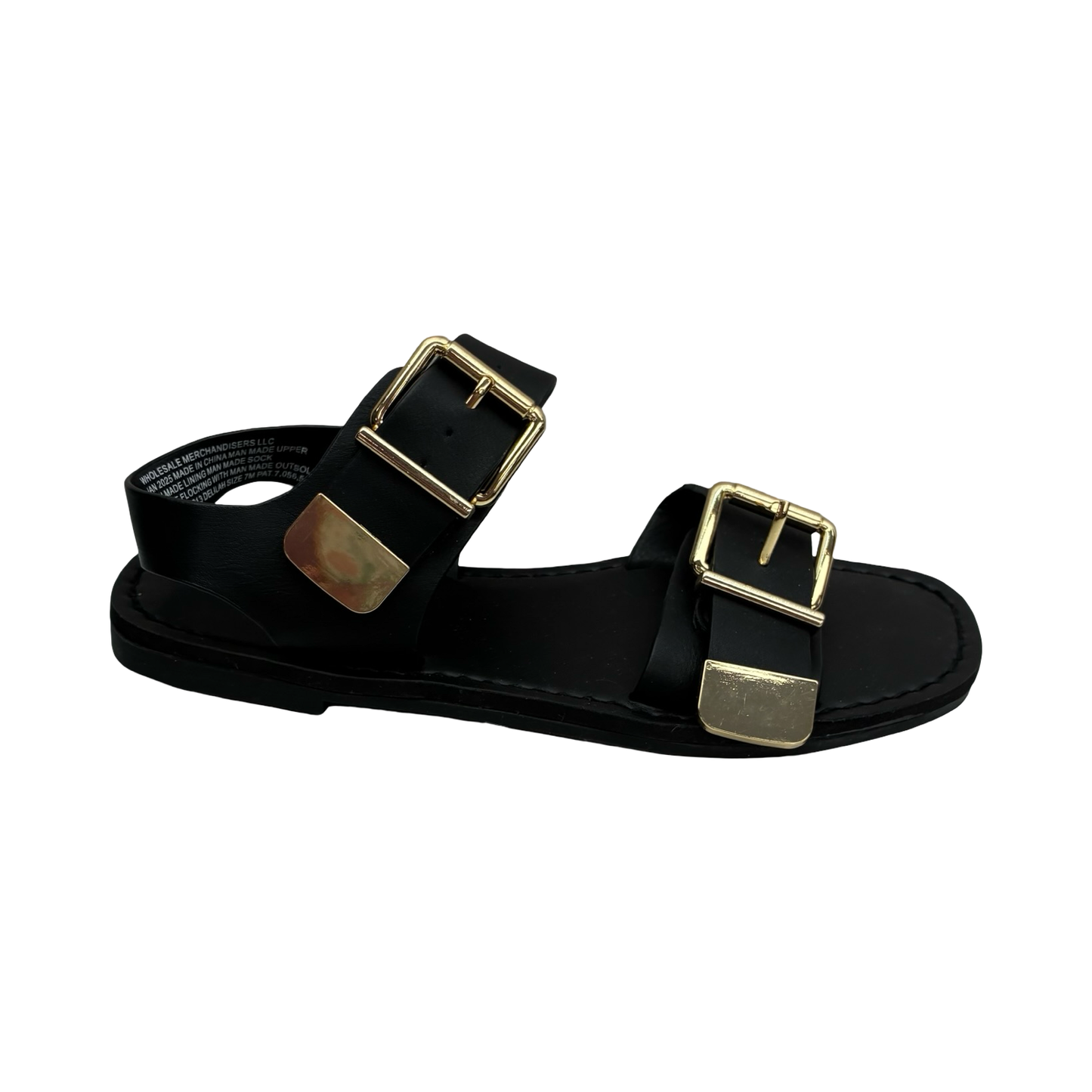 Sandals Flats By Falls Creek In Black, Size:7