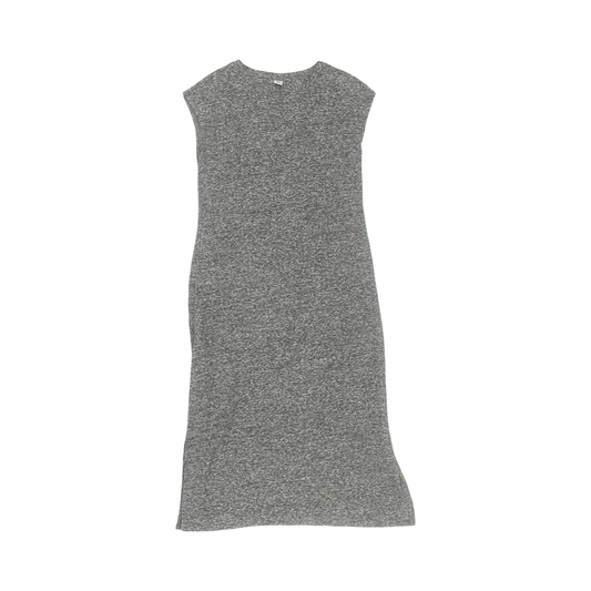 Dress Casual Midi By Old Navy In Grey, Size:Xs