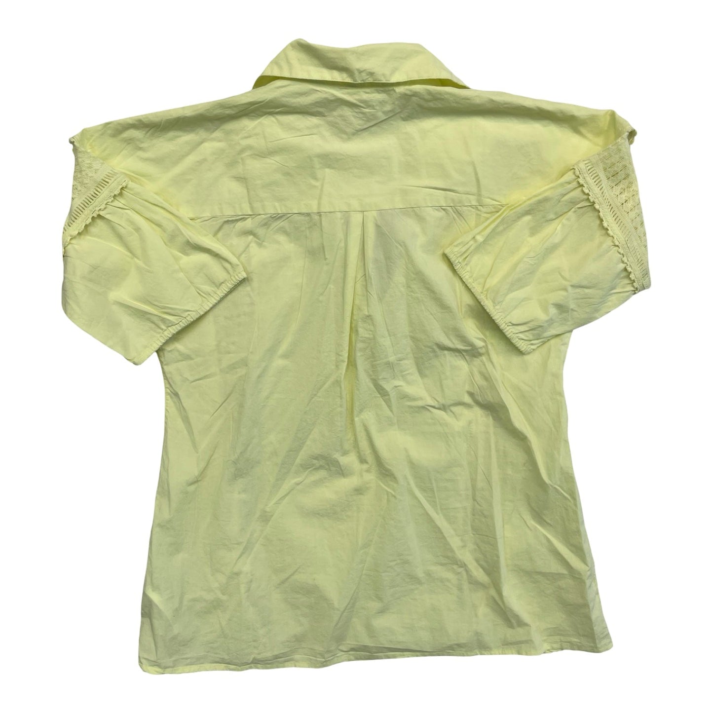Top Ss By Anthropologie In Yellow, Size:S