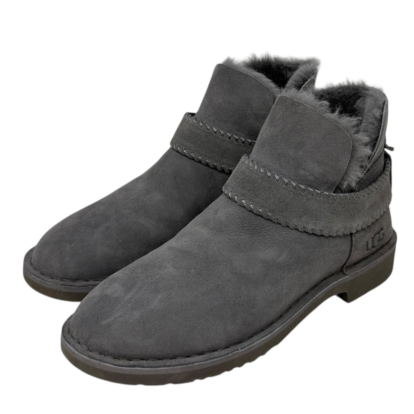 Mckay Boots Designer By Ugg In Grey, Size: 8
