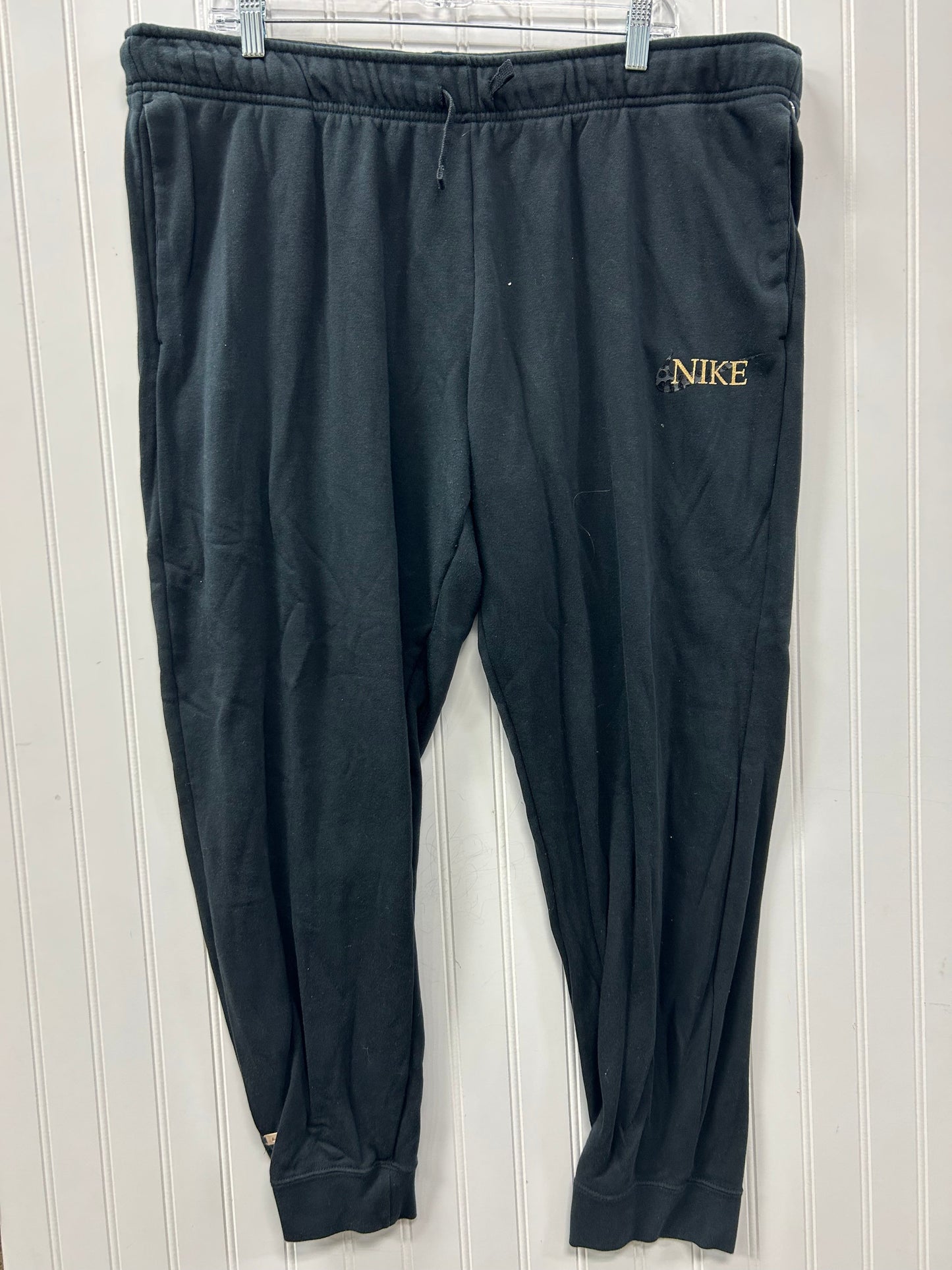 Athletic Pants By Nike Apparel In Black, Size:1X