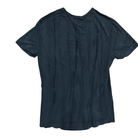 Athletic Top Ss By Lululemon In Teal, Size:L