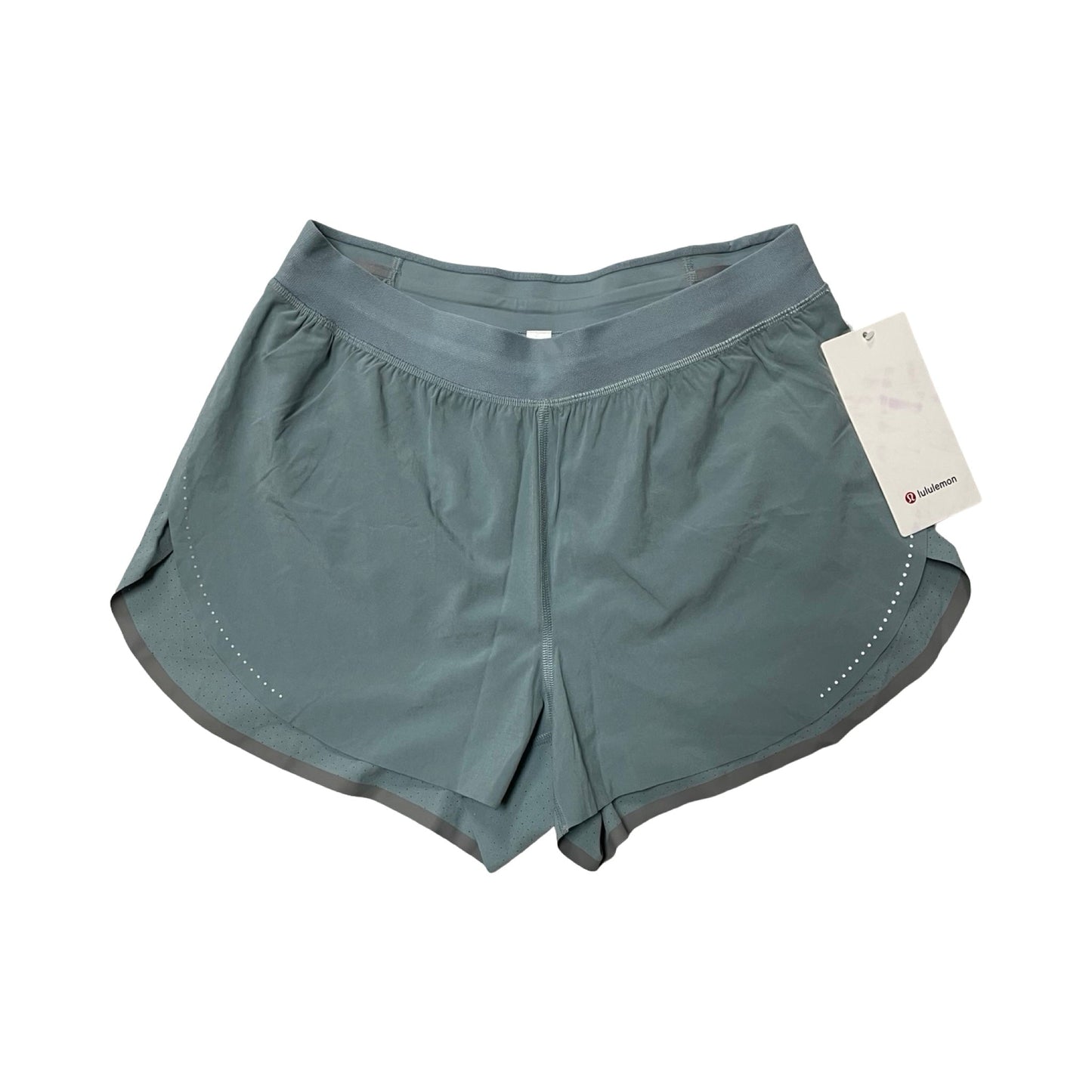 Athletic Shorts By Lululemon In Teal, Size:6