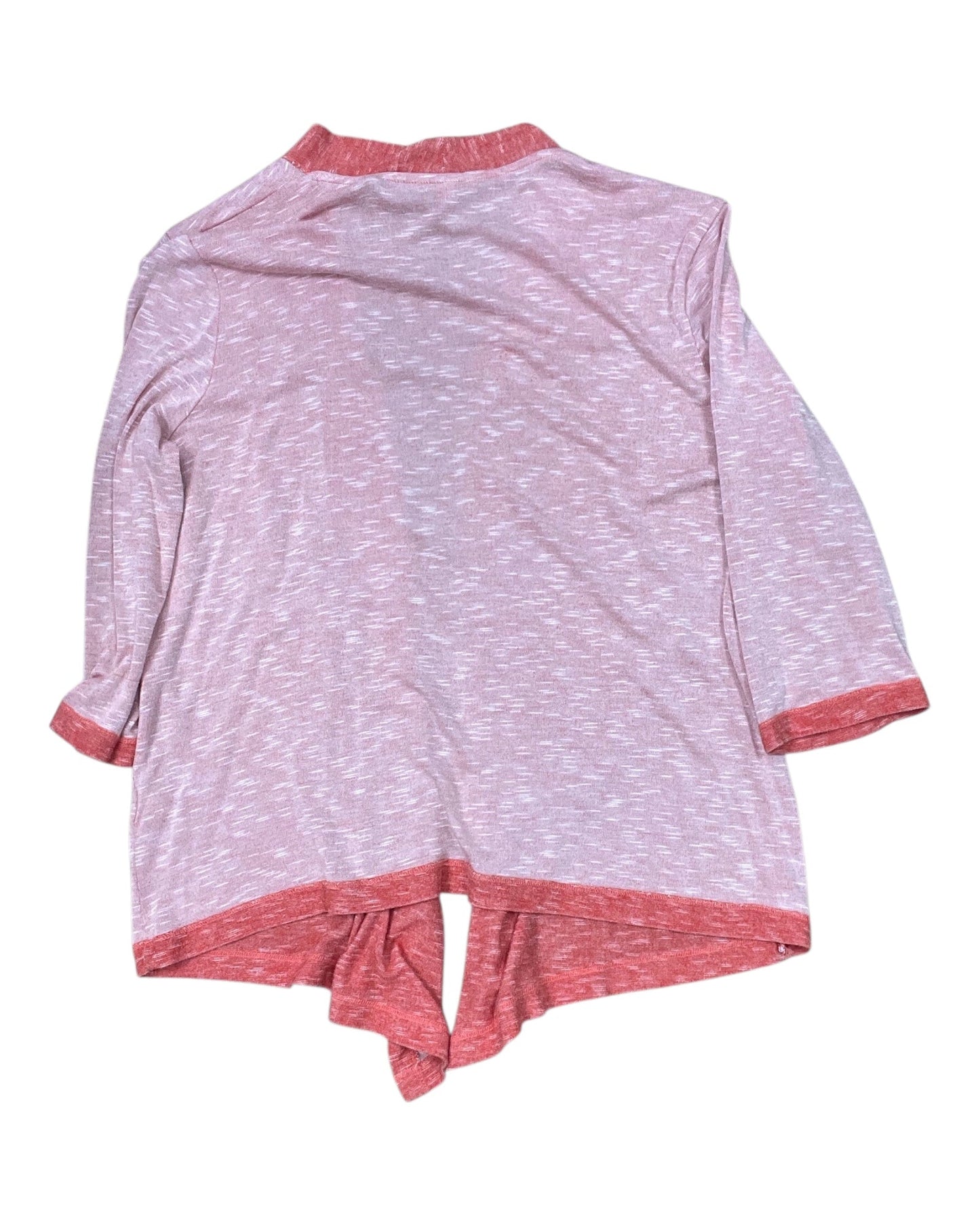 Cardigan By Cj Banks In Orange, Size:1X