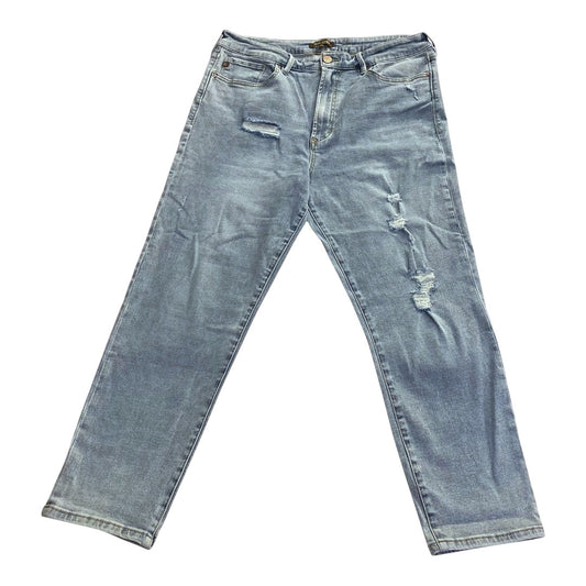 Jeans Straight By Dear John In Blue Denim, Size:14