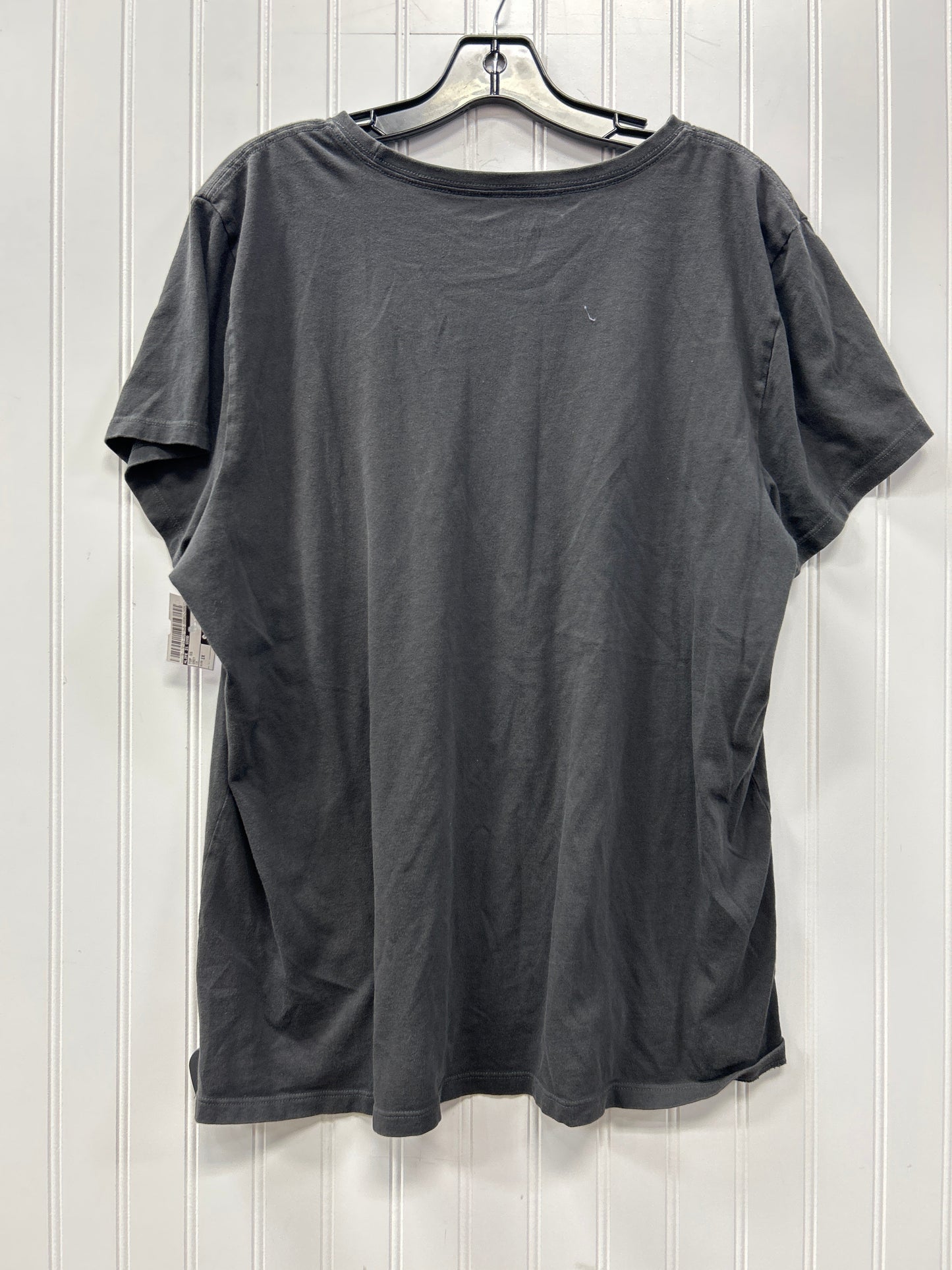 Top Ss By Life Is Good In Grey, Size:1X
