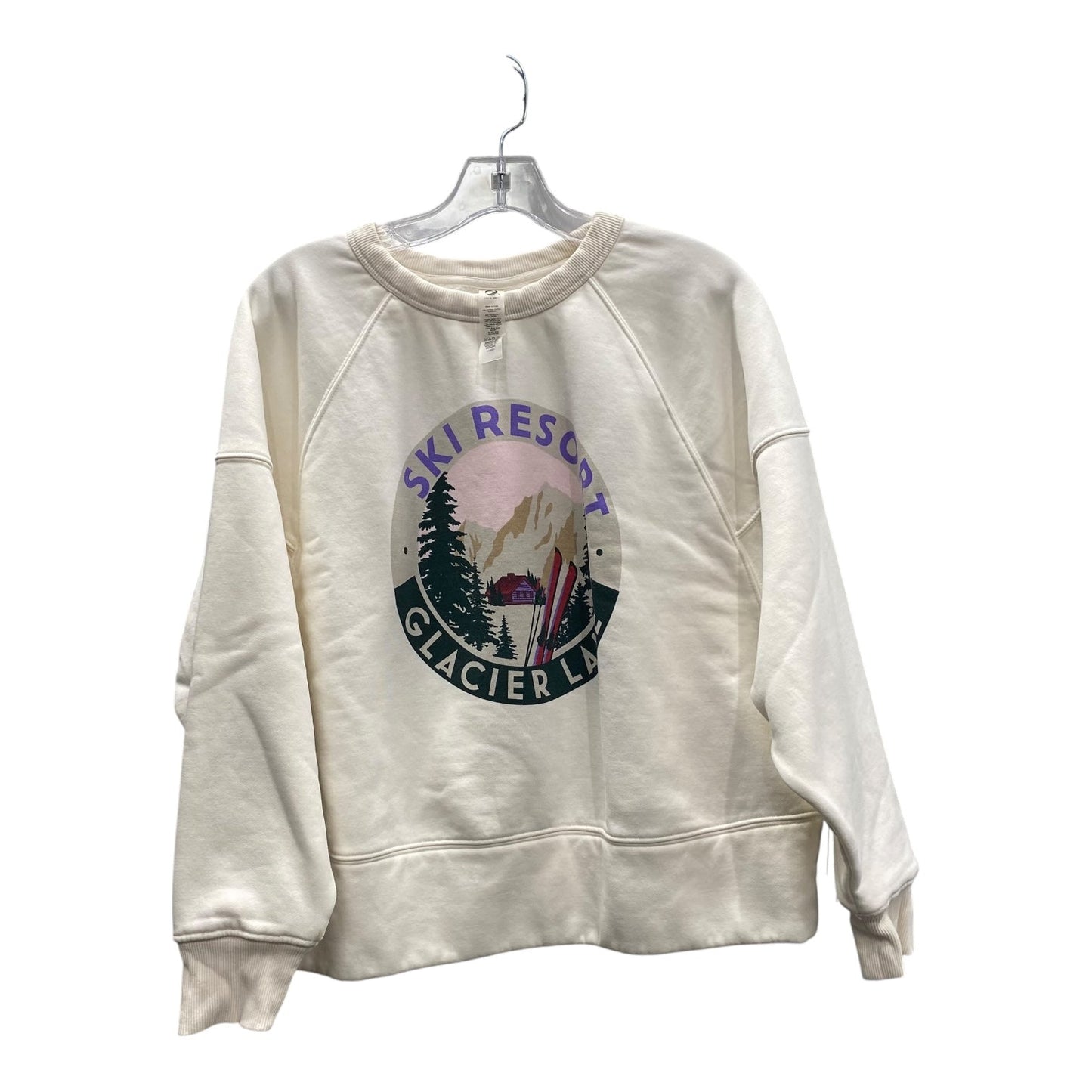 Sweatshirt Crewneck By Lou And Grey In Ivory, Size:Mp