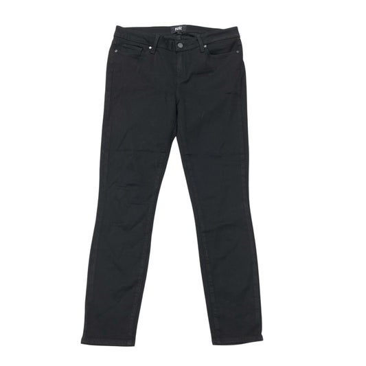 Jeans Straight By Paige In Black, Size:14