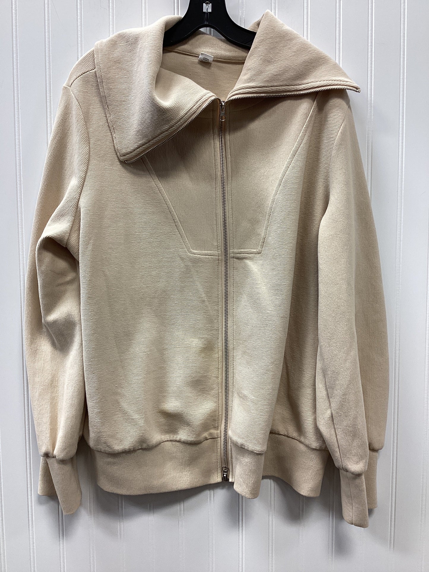 Athletic Jacket By Cmc In Tan, Size:Xl