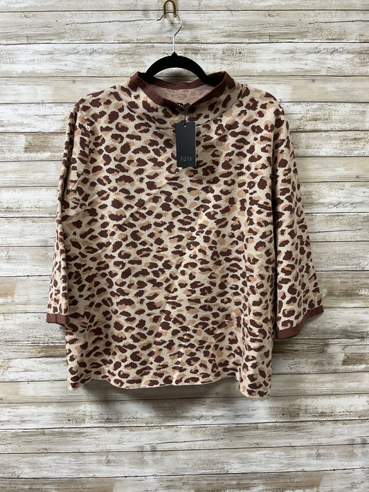 Sweater By Fate In Animal Print, Size:M