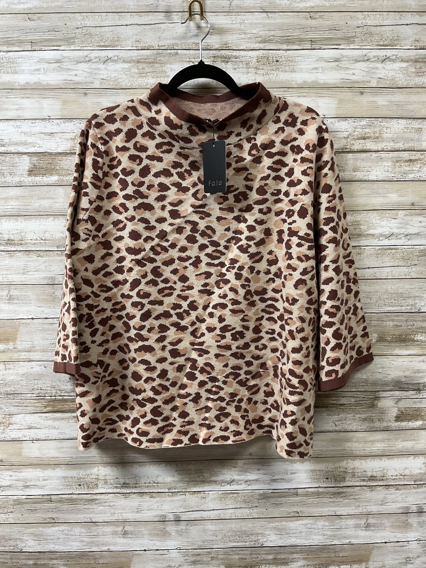 Sweater By Fate In Animal Print, Size:M