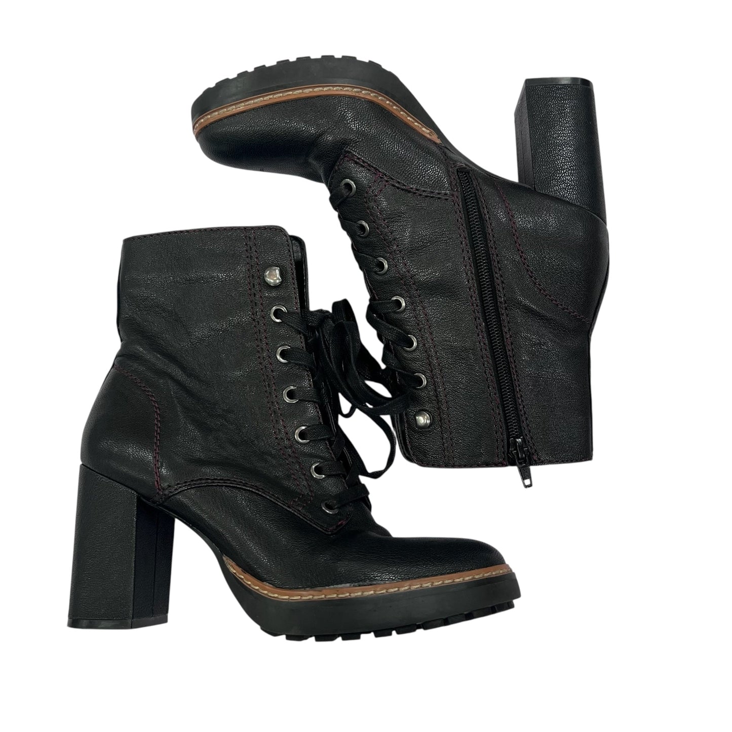 Boots Ankle Heels By Naturalizer In Black, Size: 7