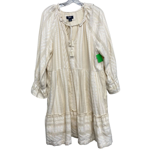 Dress Casual Short By Maeve In Cream, Size:Xl