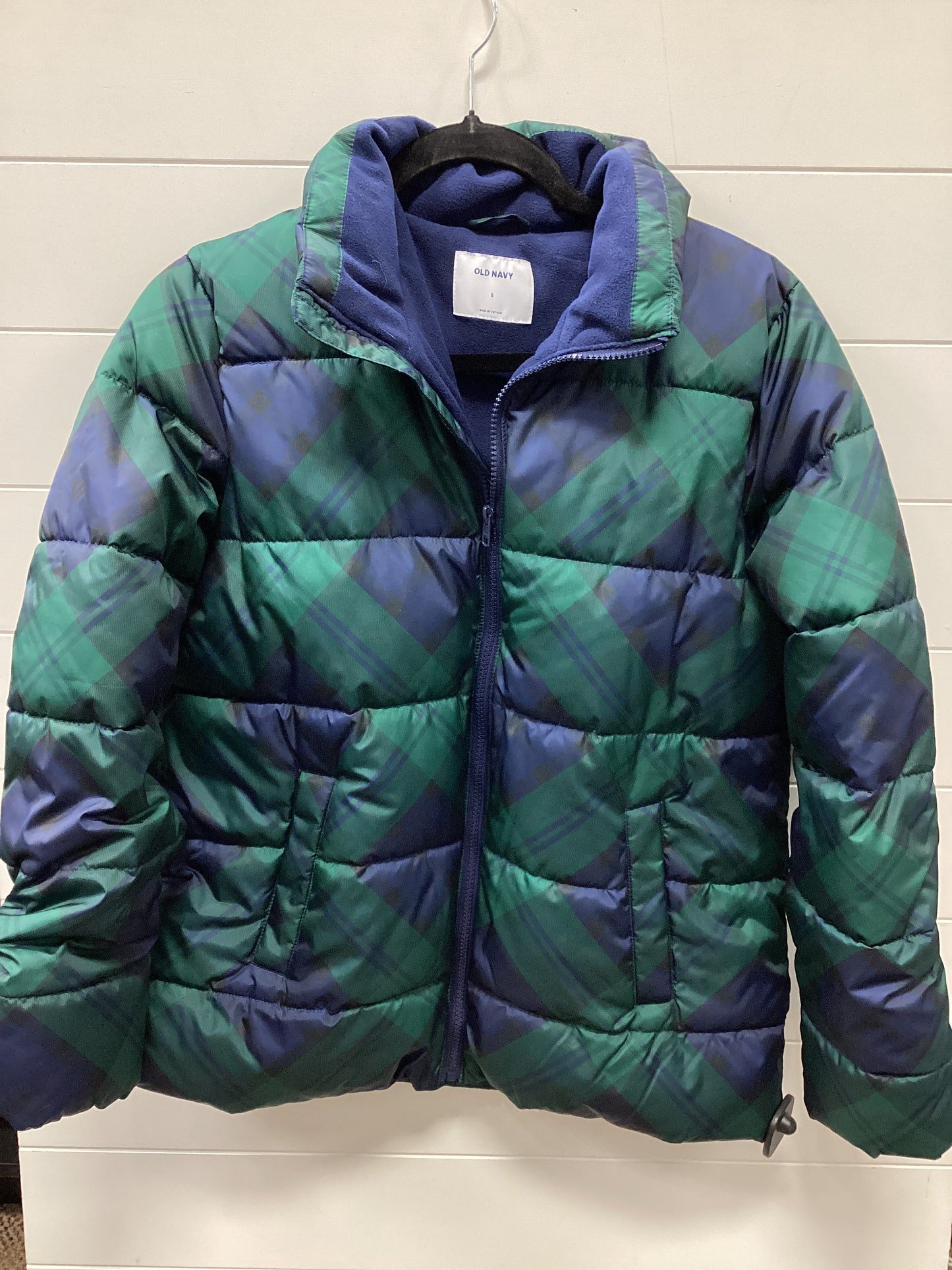 Coat Puffer & Quilted By Old Navy In Navy, Size:S