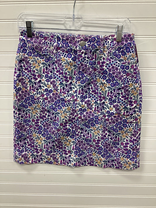 Skirt Midi By Talbots In Purple, Size:2