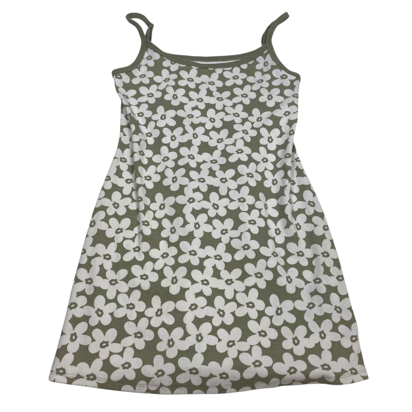 Dress Casual Short By American Eagle In Green & White, Size:L