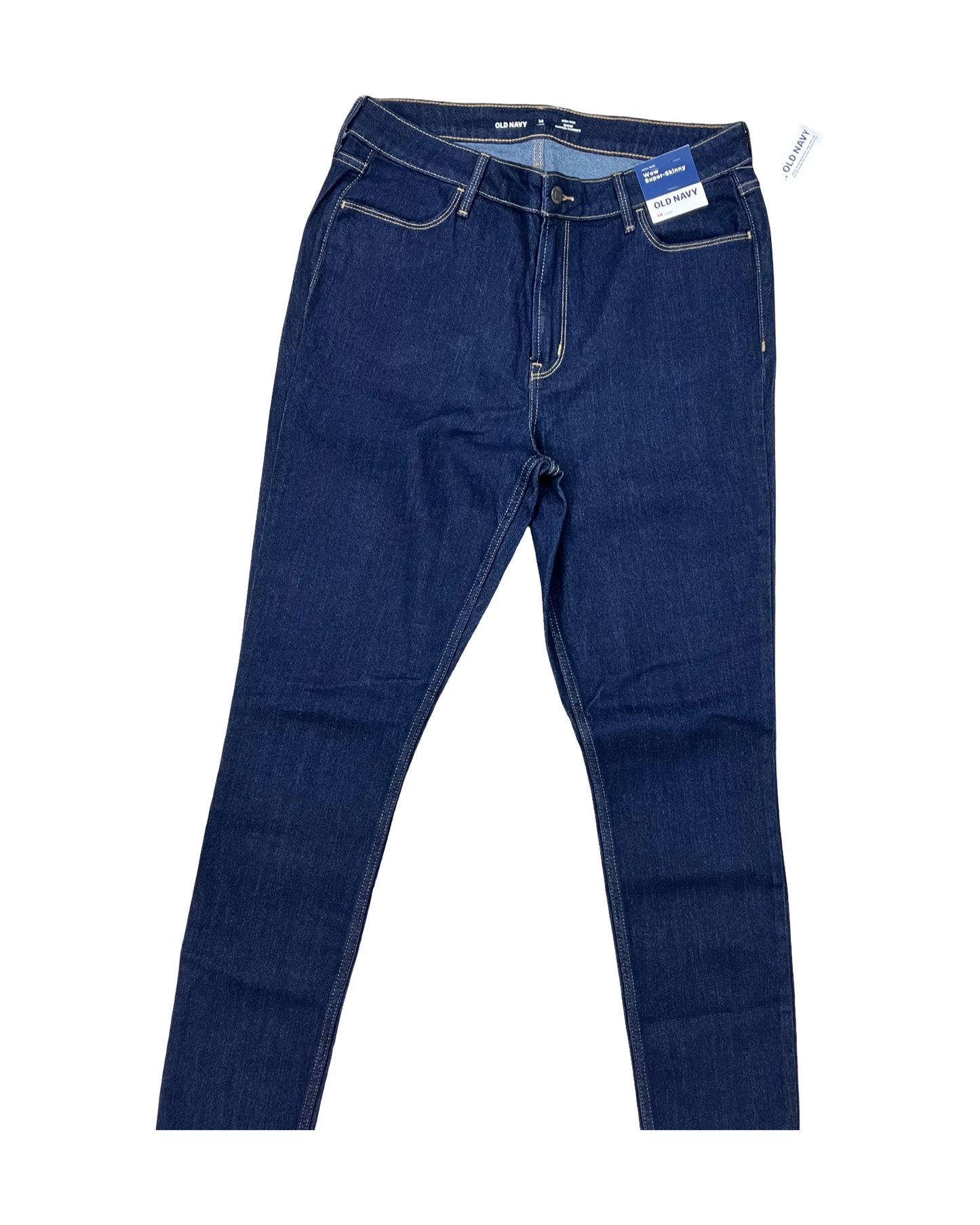 Jeans Skinny By Old Navy In Blue Denim, Size:14L