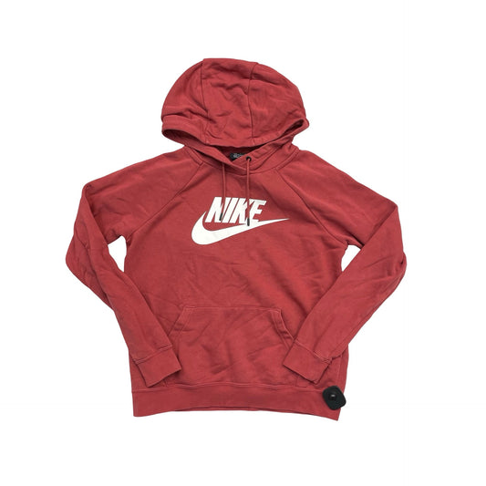 Sweatshirt Hoodie By Nike In Red, Size:S