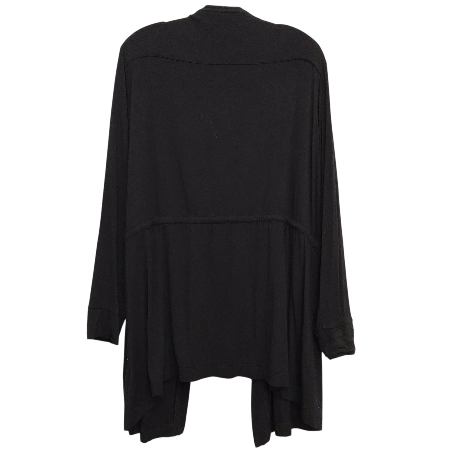 Sweater Cardigan By Grace In Black, Size:2X