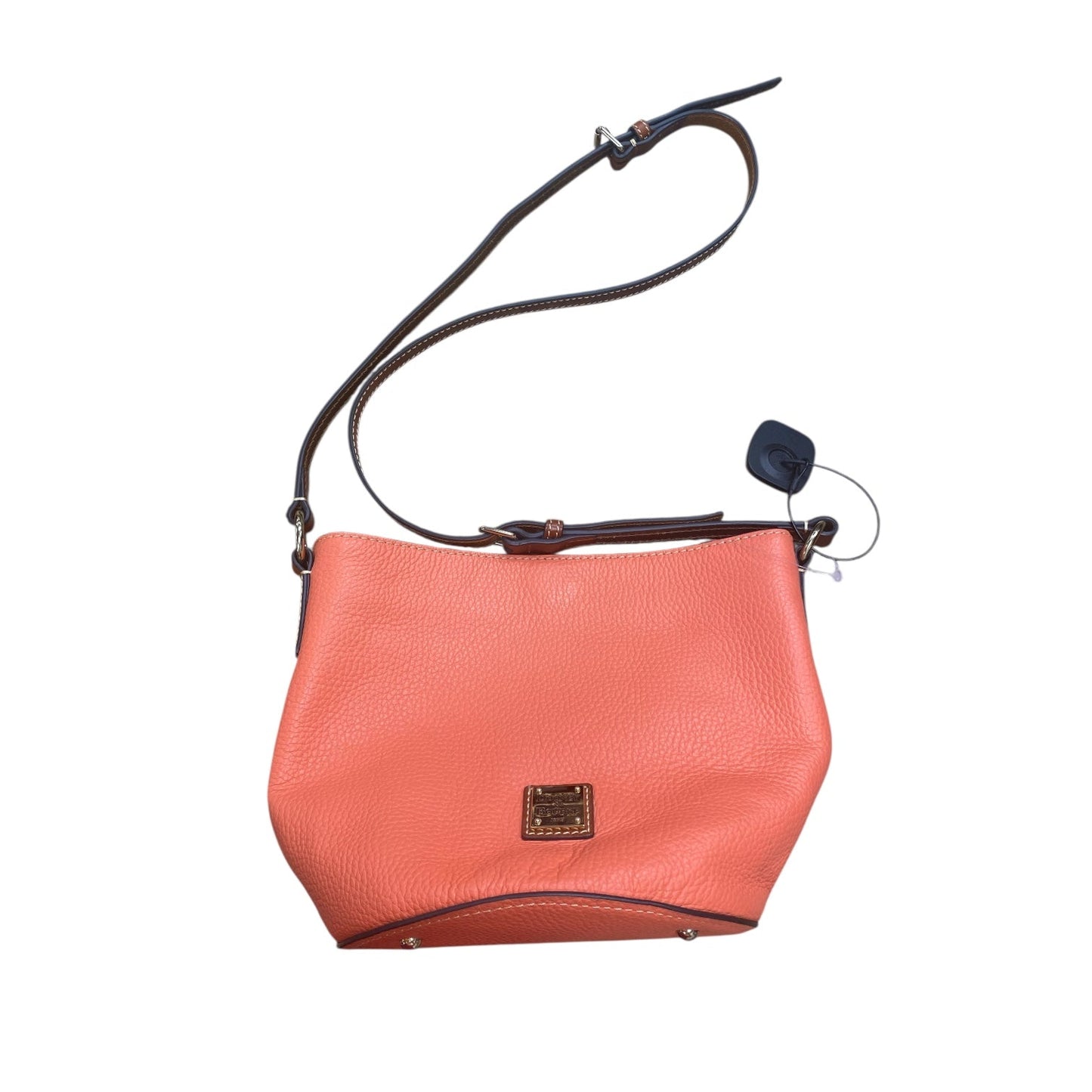 Handbag Designer By Dooney And Bourke In Coral, Size:Medium