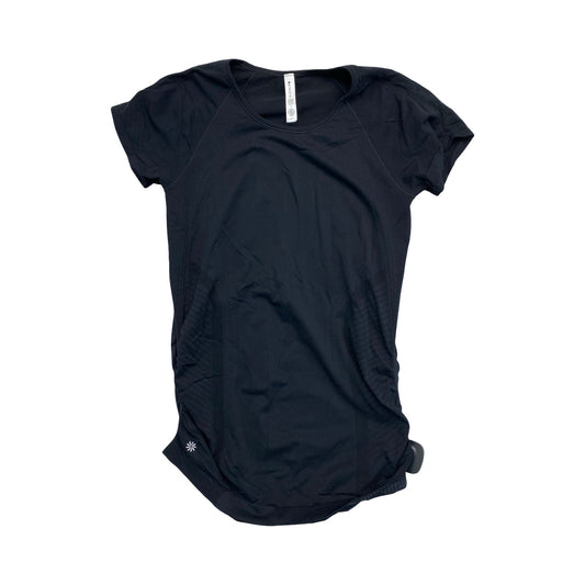 Athletic Top Ss By Athleta In Black, Size:M