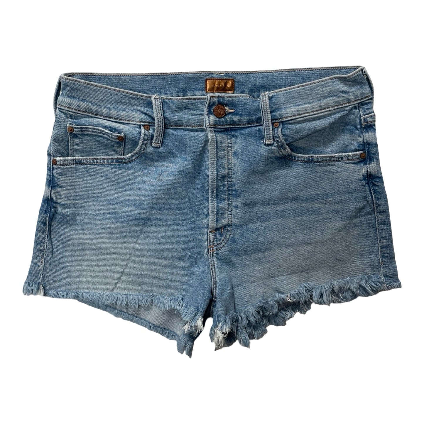 Shorts By Mother In Blue Denim, Size:6