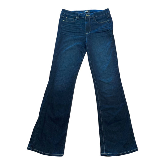 Jeans Flared By Paige In Blue Denim, Size:8