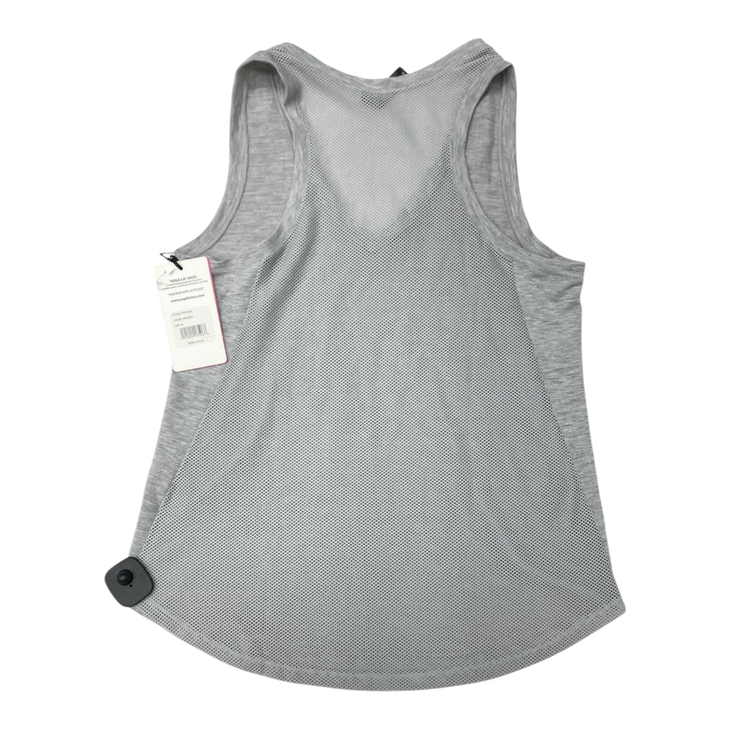 Athletic Tank Top By Yogalicious In Grey, Size:Xl