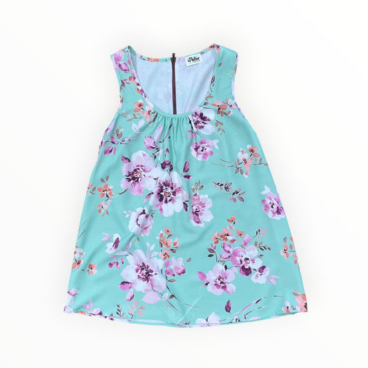 Top Sleeveless By Pulse In Green & Pink, Size:M