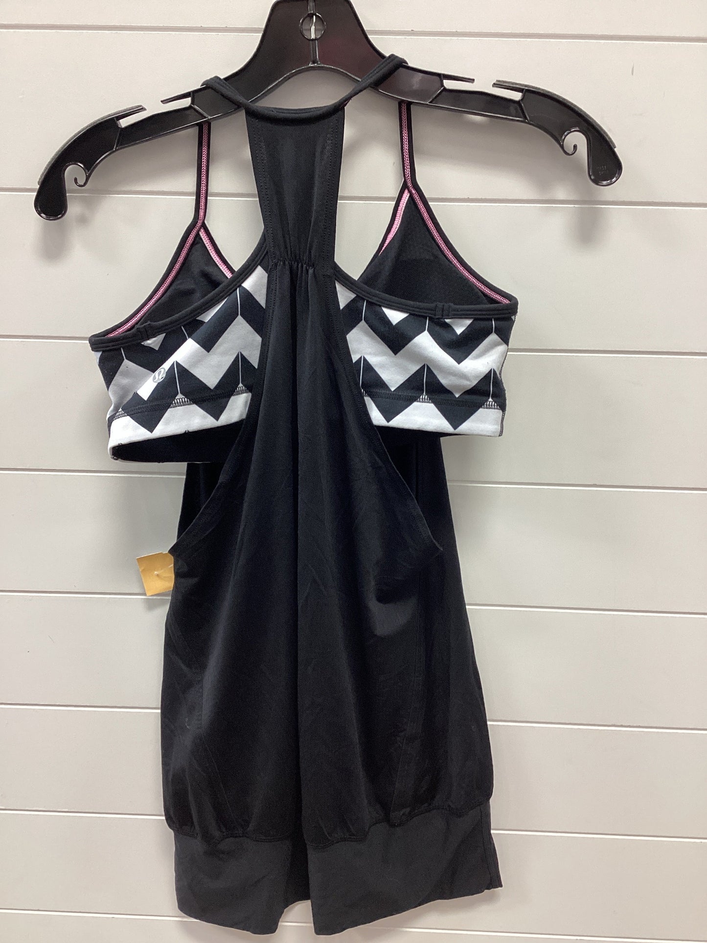 Athletic Tank Top By Lululemon In Black, Size:4