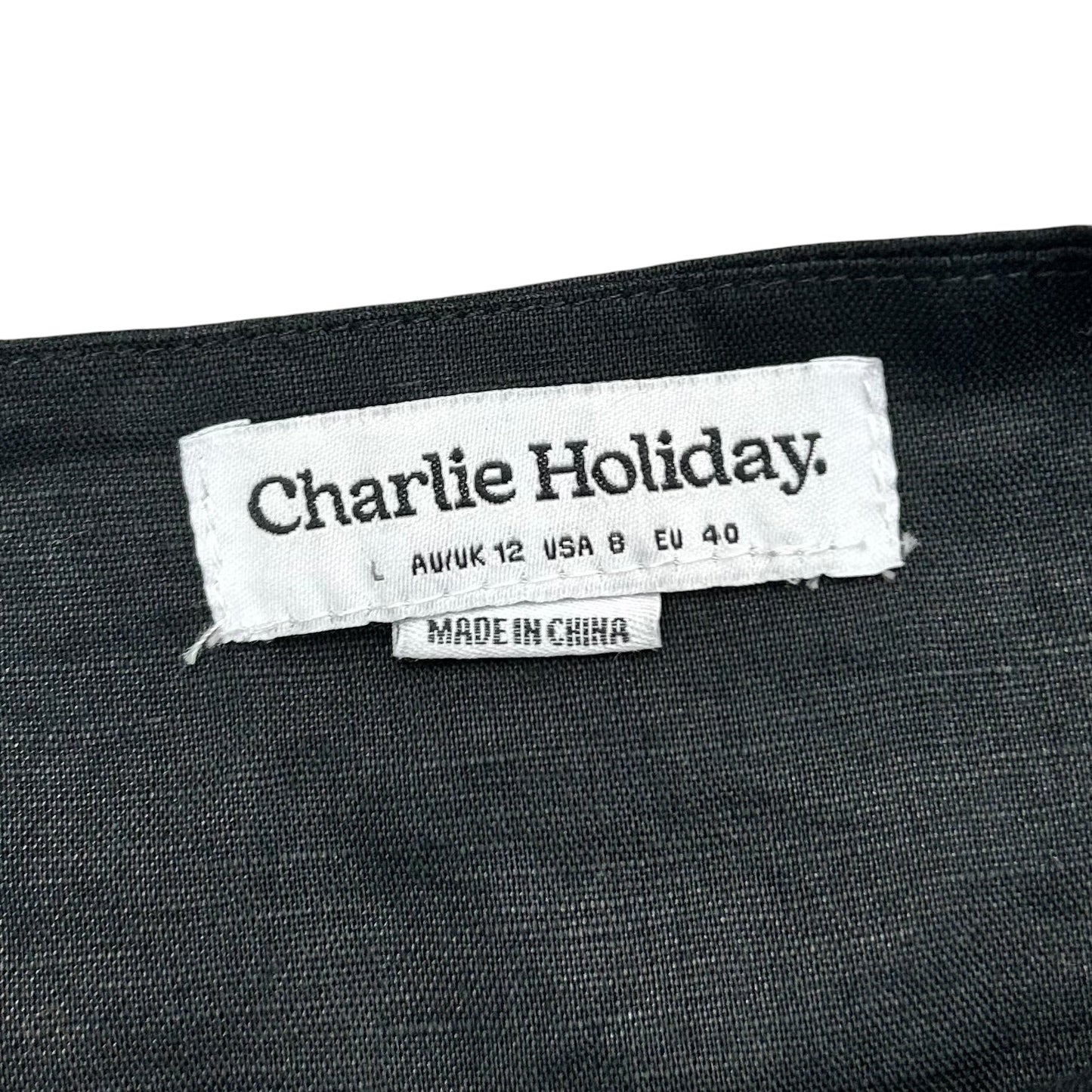 Dress Casual Maxi By Charlie Holiday In Black, Size: M