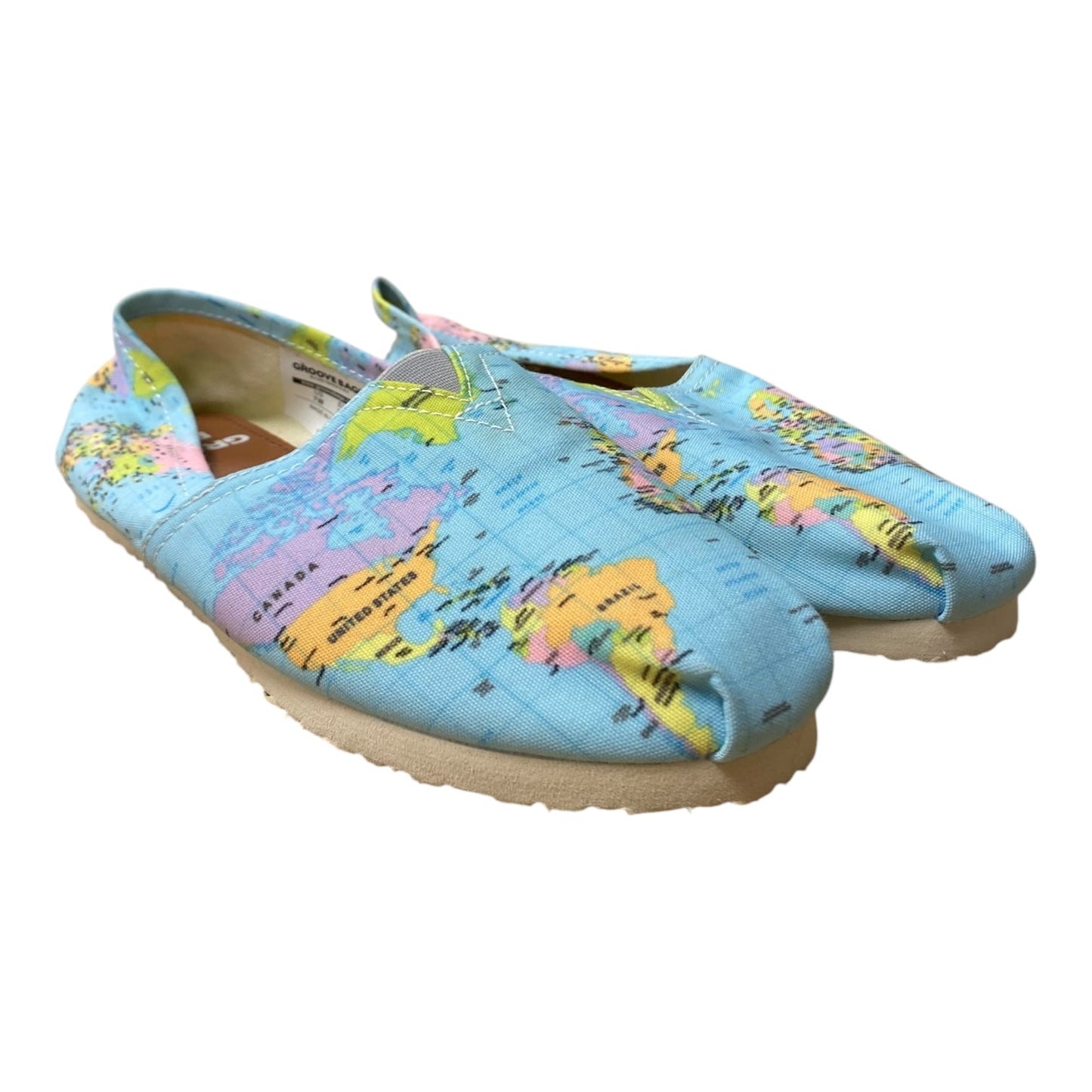 Shoes Flats By Groove Bags In Blue, Size:7
