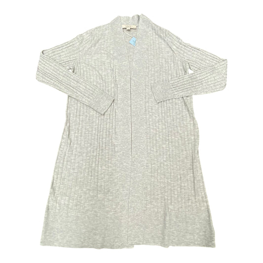 Sweater Cardigan By Loft In Grey, Size:Mp