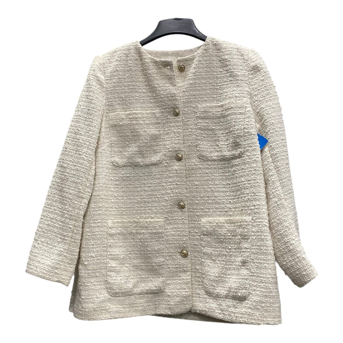 Blazer By H&M In Cream, Size:L