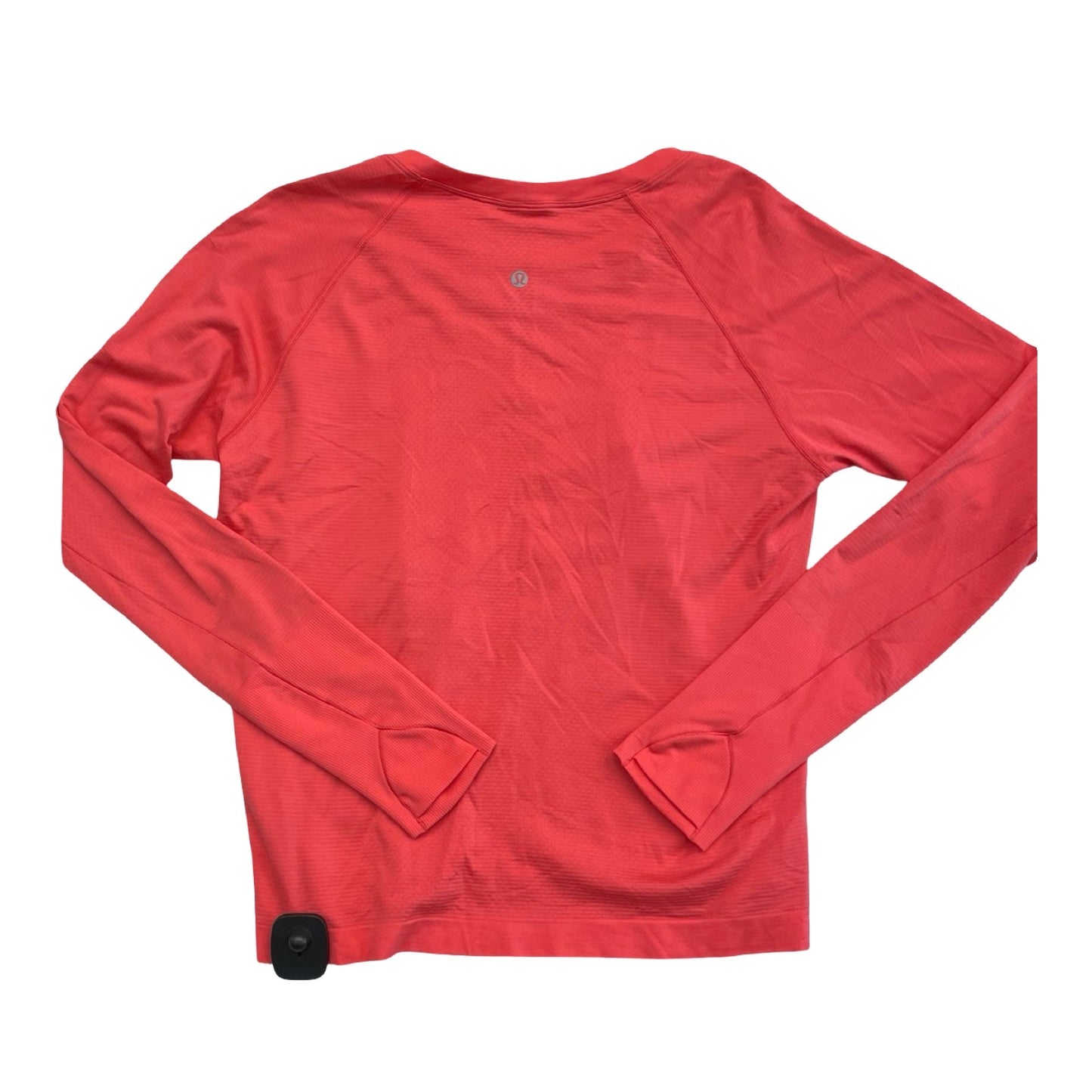 Athletic Top Ls Crewneck By Lululemon In Coral, Size:14
