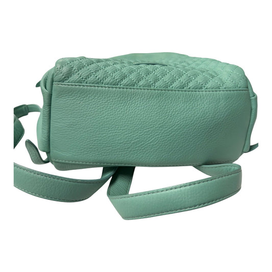Backpack Leather By Vera Bradley In Green, Size:Medium
