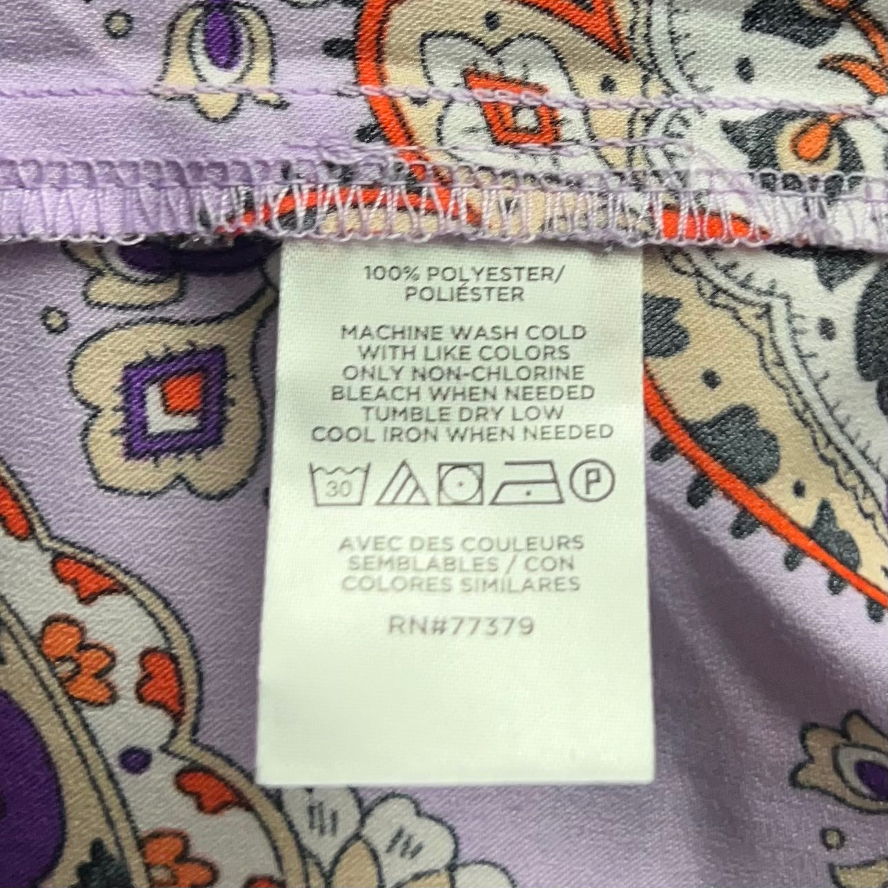 Top Long Sleeve By Ann Taylor In Purple, Size: S