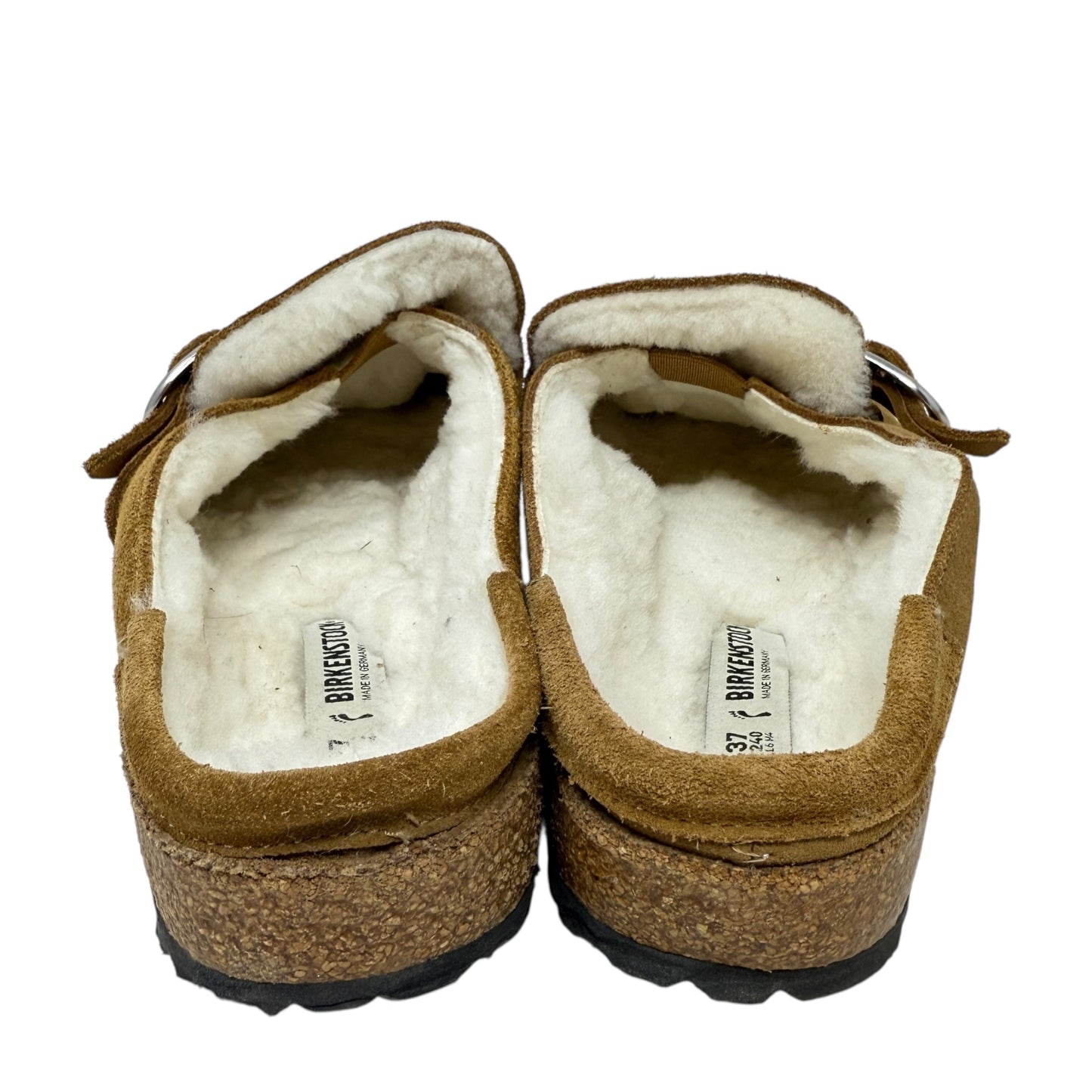 Buckley Shearling Clogs By Birkenstock In Tan, Size: 6